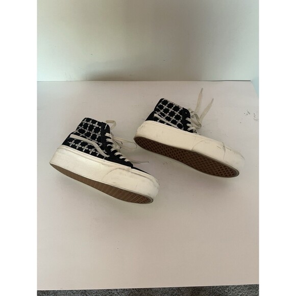 Vans Unisex Denim Sk8-Hi Tapered Stackform Sneakers, M6.5, W8.0 - Picture 5 of 9